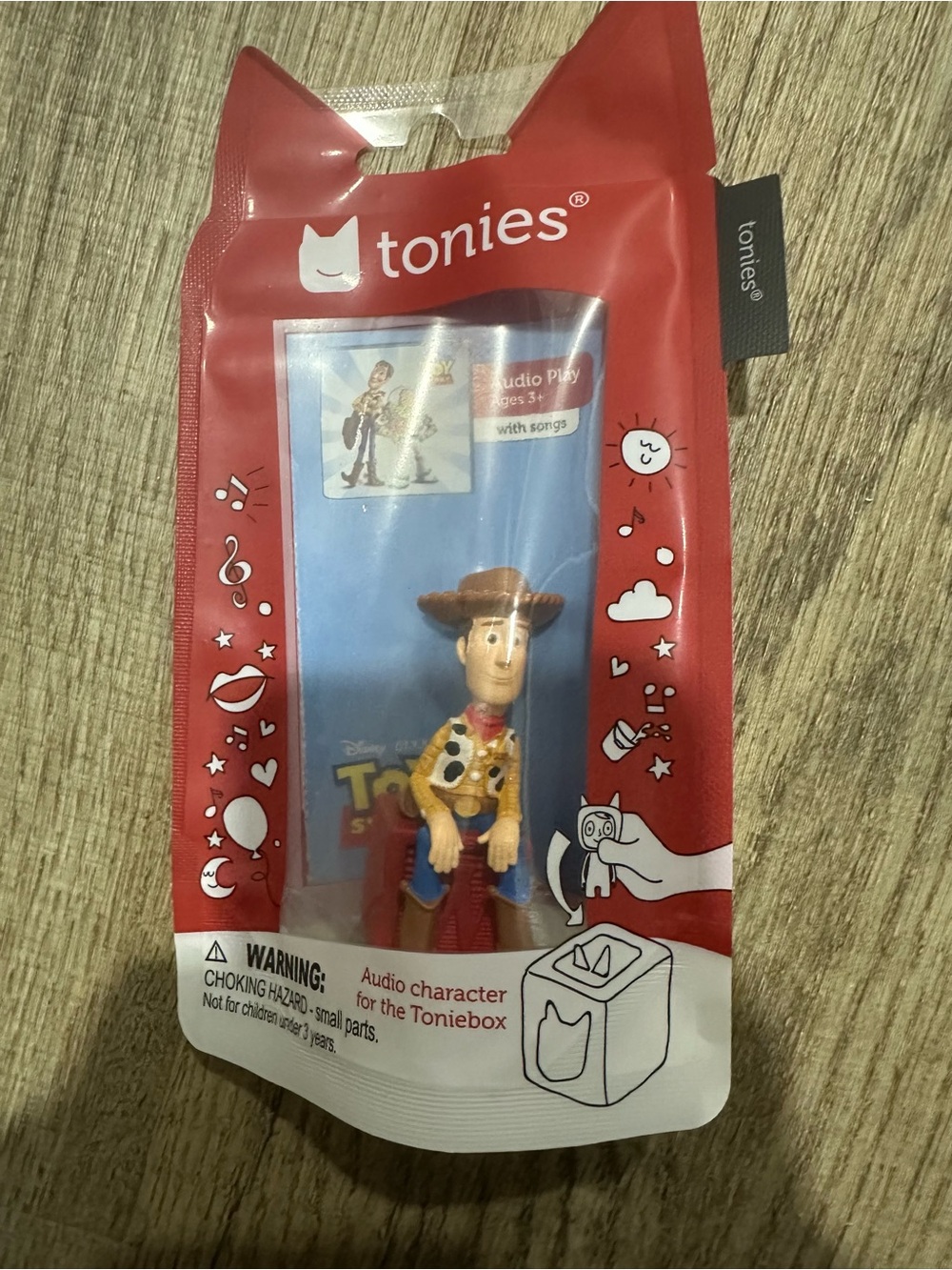 Disney Pixar Toy Story WOODY Tonies Story Audio Character for Toniebox New
